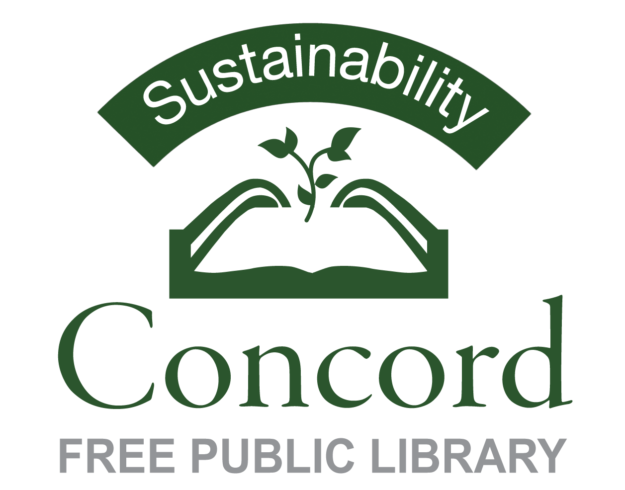 Concord Free Public Library Sustainability Logo